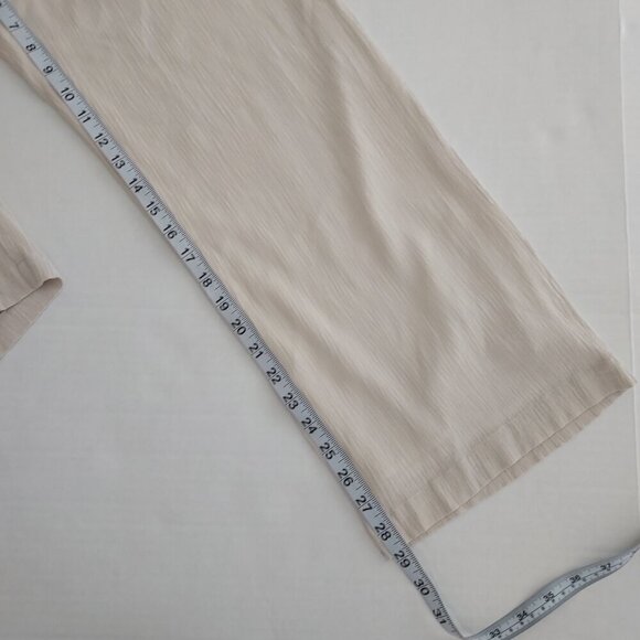 Babaton Aritzia Tribute Cream Pull On Pants Size Large - Picture 6 of 11